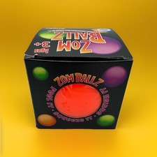Squishy Stress Ball Neon Orange Brand New In Box Zompers