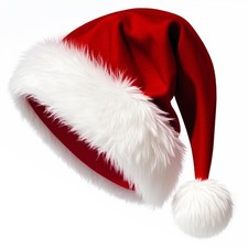 Christmas Santa Hat Adult Unisex Xmas Holiday Hat for Men Women Xmas Party