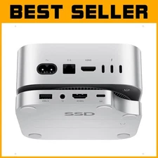 Compact Aluminum Mac Mini M4 Hub – 4TB SSD Support, 4K HDMI, and USB-A Ports