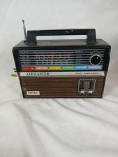 Radio d'epoca Shira Airmaster multibanda con cavo funzionante radio portatile 