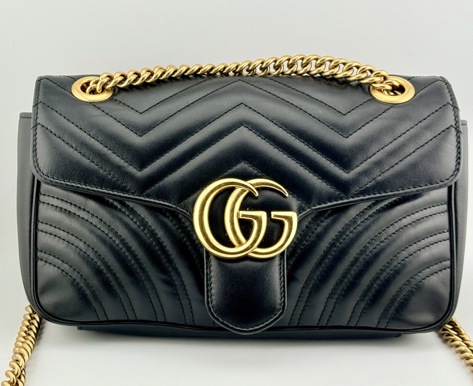 Gucci Marmont Bag Black Small Leather, Shoulder and Crossbody Bag! $2,899.00 image 3
