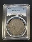 1899 Morgan Silver Dollar PCGS VF35
