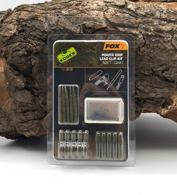 Fox Edges Camo Power Grip Lead Clip Kit Size 7 5 Sets Gr. 7 Karpfenangeln OVP