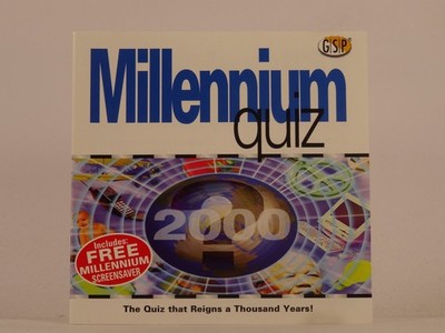 THE MILLENNIUM QUIZ 2000 CD ROM (T3) COMPUTER SOFTWARE GSP
