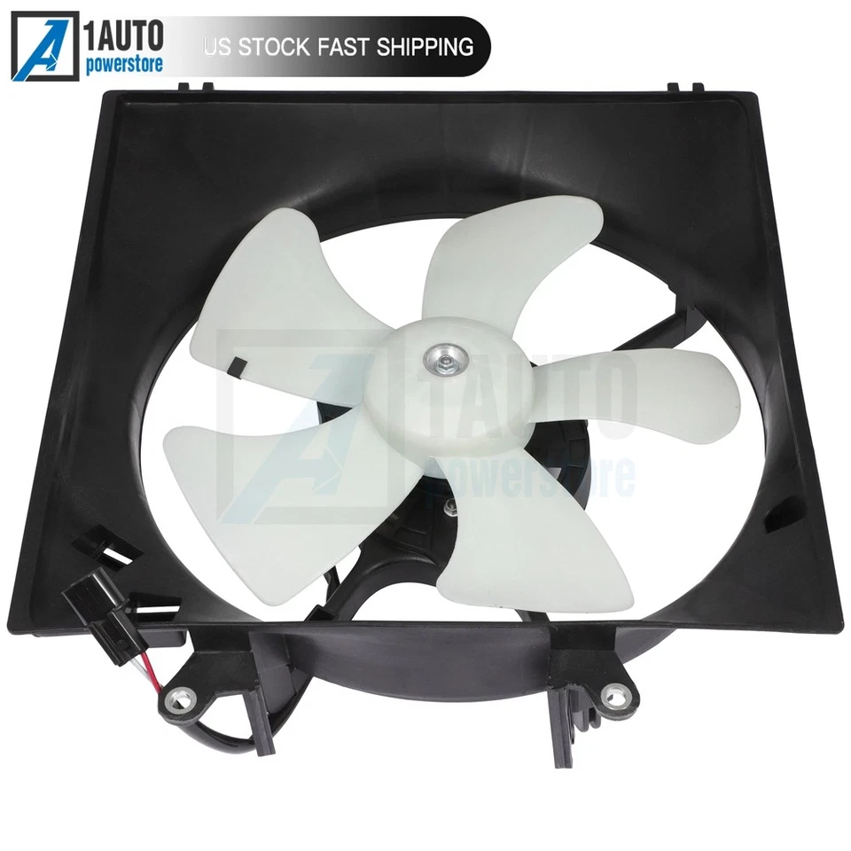 Radiator Cooling Fan Assembly For 1997-2002 Mitsubishi Mirage 1.5L 1.8L 600520 Foto 3 de 4