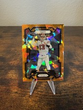 2023 Panini Prizm Brock Purdy Orange Cracked Ice #266 San Francisco 49ers
