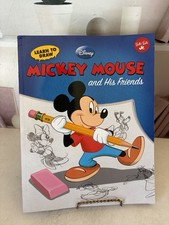Disney Learn to Draw Mickey Mouse His Friends Instruction Book Walter Foster