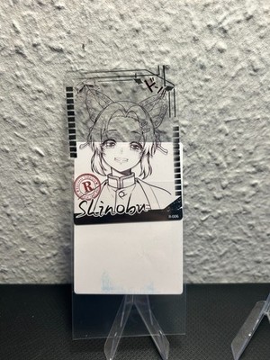 Genki Parade 2 R Black & White Reveal Karte Anime Waifu ACG 006 Shinobu