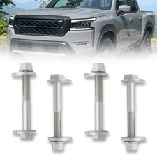 4 Pcs Front Lower Toe Adjustment Camber Bolt For Nissan Frontier Armada Xterra 4 Pcs Front Lower Toe Adjustment Camber Bolt For Nissan Frontier Armada Xterra