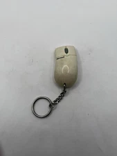Vintage Microsoft Miniature Computer Mouse Keychain - Mindshare Promotional Item