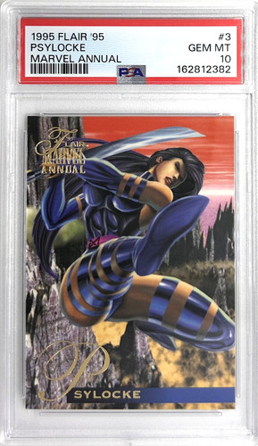 Psylocke #3 Marvel 1995 Flair card