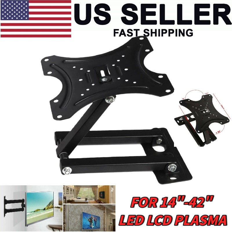 NEW TV Wall Bracket Mount Slim Swivel Plasma LCD LED For 14 