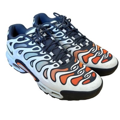 Nike Air Max Plus Drift Men's Grey Thunder Blue Obsidian FD4290-004 Size 11