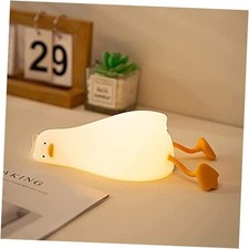 LED Lying Flat Duck Night Light, 3 Level Dimmable Nursery A-Duck light
