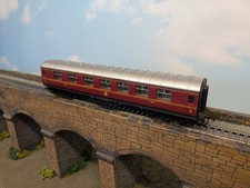Hornby R474 LMS 1st & 3rd Composite Coach 3934. Maroon. Vintage Model Railway.