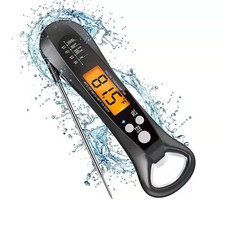 Waterproof  Ultra-Fast Instant Read Food Thermometer LCD Digital Display