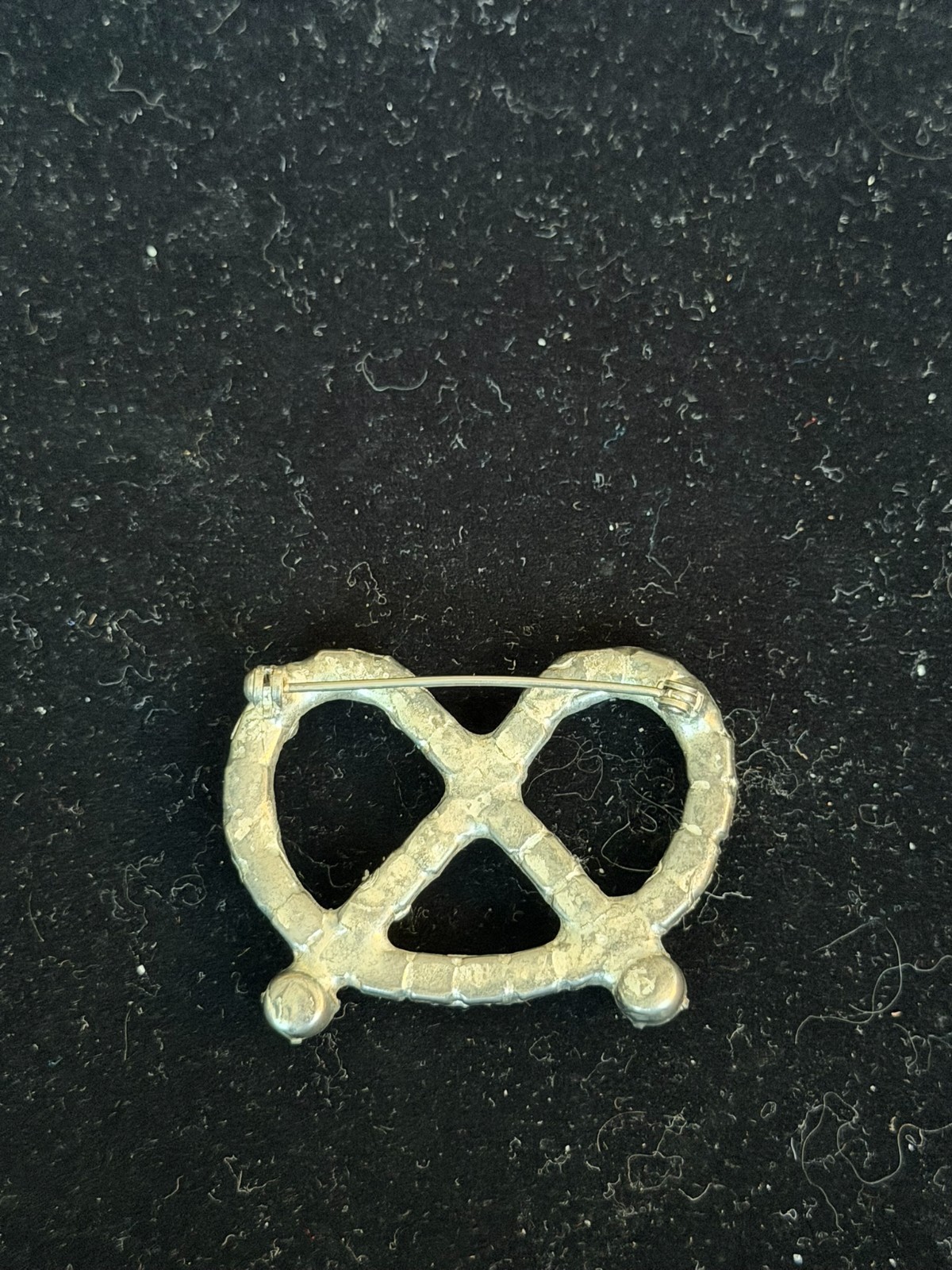 Vintage unsigned Bauer Paste Glass Rhinestone Dia… - image 5