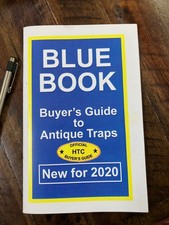 Blue Book, Buyer's guide to Antique traps, Official HTC buyer's guide,  2020