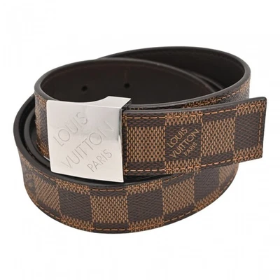 Authentischer LOUIS VUITTON Damier Ceinture Carre Gürtel braun lv9619jj - Bild 1 von 4