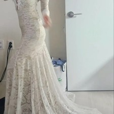 New Mermaid Line Wedding Dress - Small Size Official