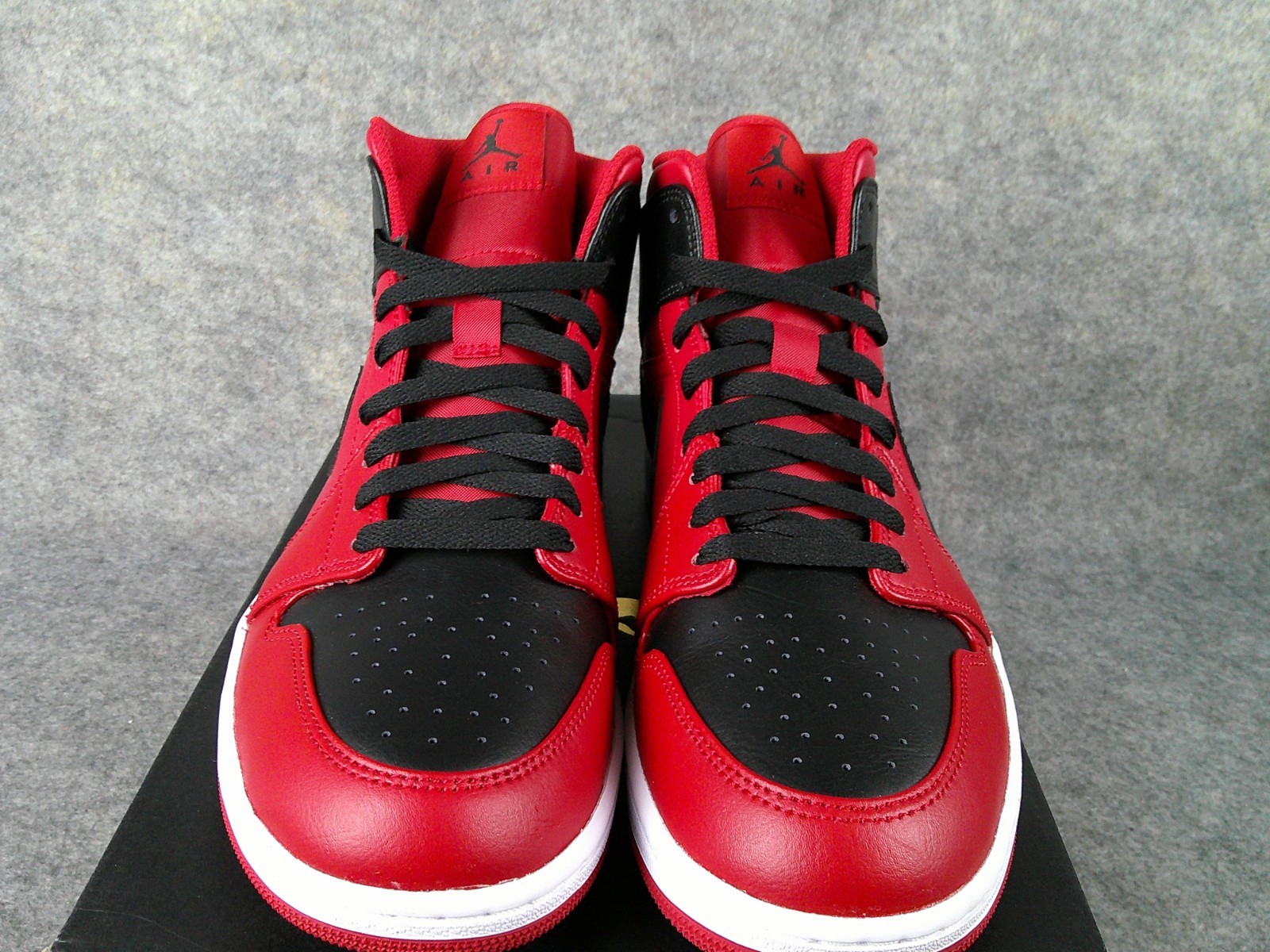 Size 10 - Air Jordan 1 Mid Black Gym Red