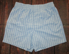 MENS AMERICAN EAGLE POCKET BUTTON FLY BLUE STRETCH BOXER SHORTS SIZE S 29/31 