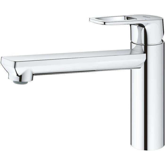 Mitigeur évier pour îlot central de cuisine GROHE BauLoop 31706000 ergonomique