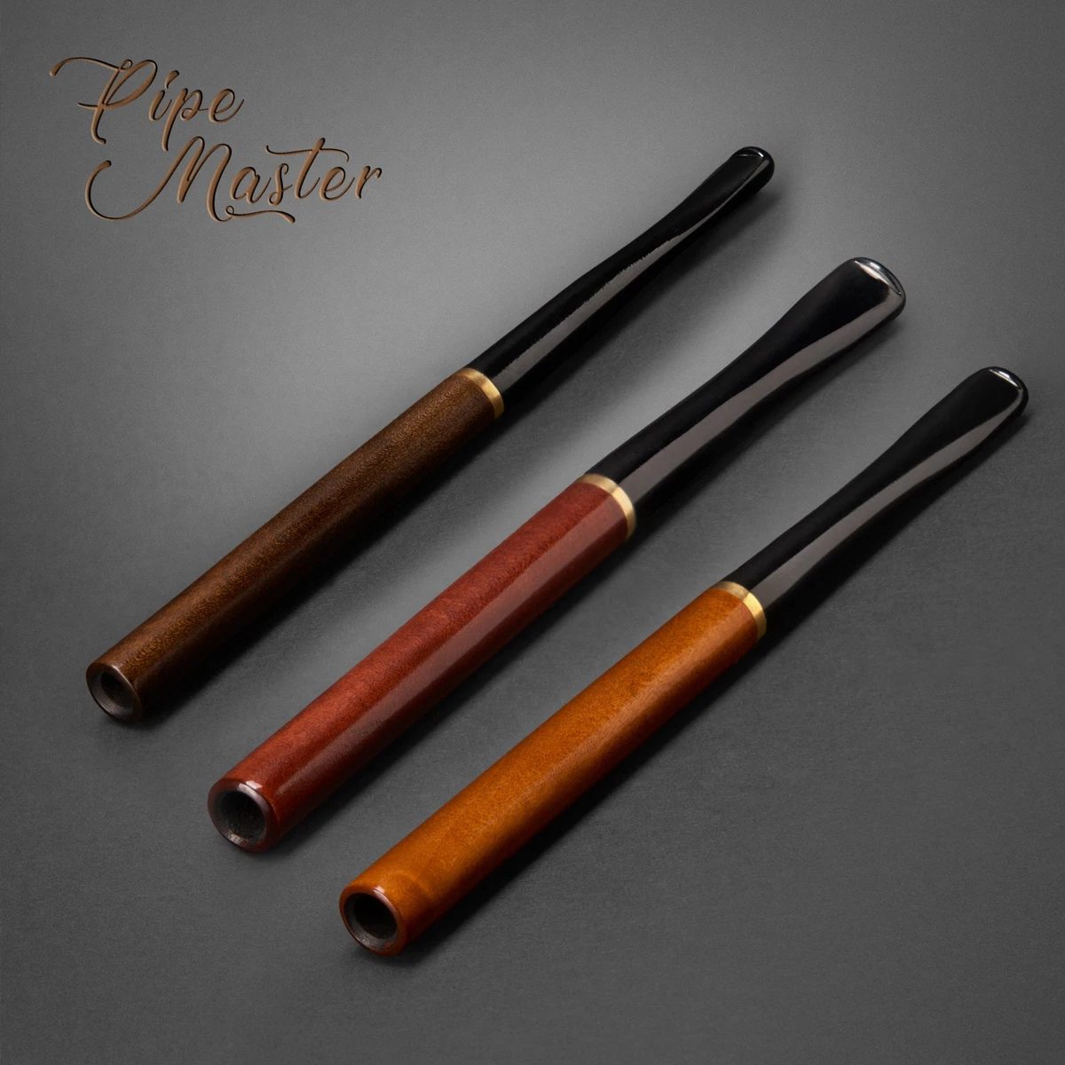 Useful Hold 20 Cigarettes Stainless Steel Cig Holder Metal / Leather