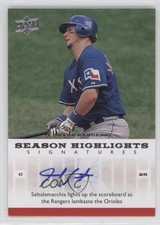 2008 Upper Deck Season Highlights Signatures Jarrod Saltalamacchia Auto 0c2