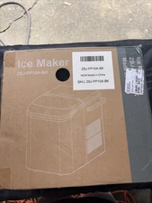 Portable Ice Maker with 9 Bullet 26.5lbs in 24hrs Nugget Countertop Machine