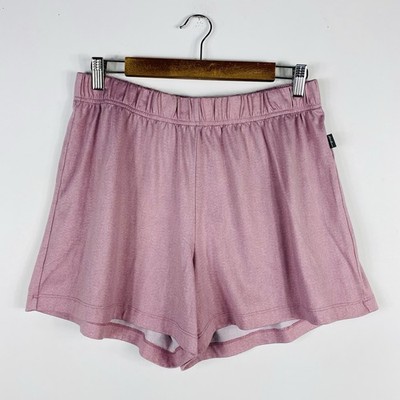 Eddier Bauer Sleep Shorts Women's Large Purple Pull On Pajama