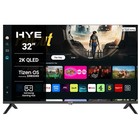 HYE 32 Inch Smart TV 2K QLED Full HD 1080p HDR Frameless Tizen OS 32QLEDS1008