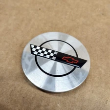 91-96 C4 Corvette Center Wheel Cap Silver Hubcap OEM Good used 10137865 Gm