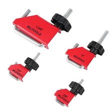 4pc Hose Pinch Off Pliers Set, Red Carbon Steel Clamp Tool for Lines 0-1.75"
