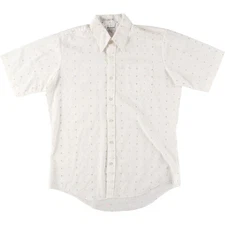 Vintage 70'S Richman BROTHERS all-over print short-sleeve shirt men's L vintage