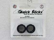 QuickSlicks SC20XF Silicone Tires for Scalextric Mercedes AMG GT3 Porsche 911 R
