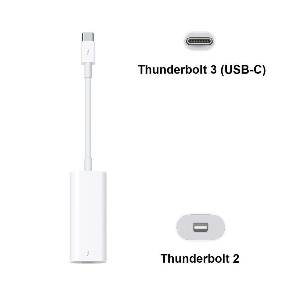 NEW Apple MMEL2AM/A Thunderbolt 3 USB-C to Thunderbolt 2 Adapter A1790 - Image 3 of 4