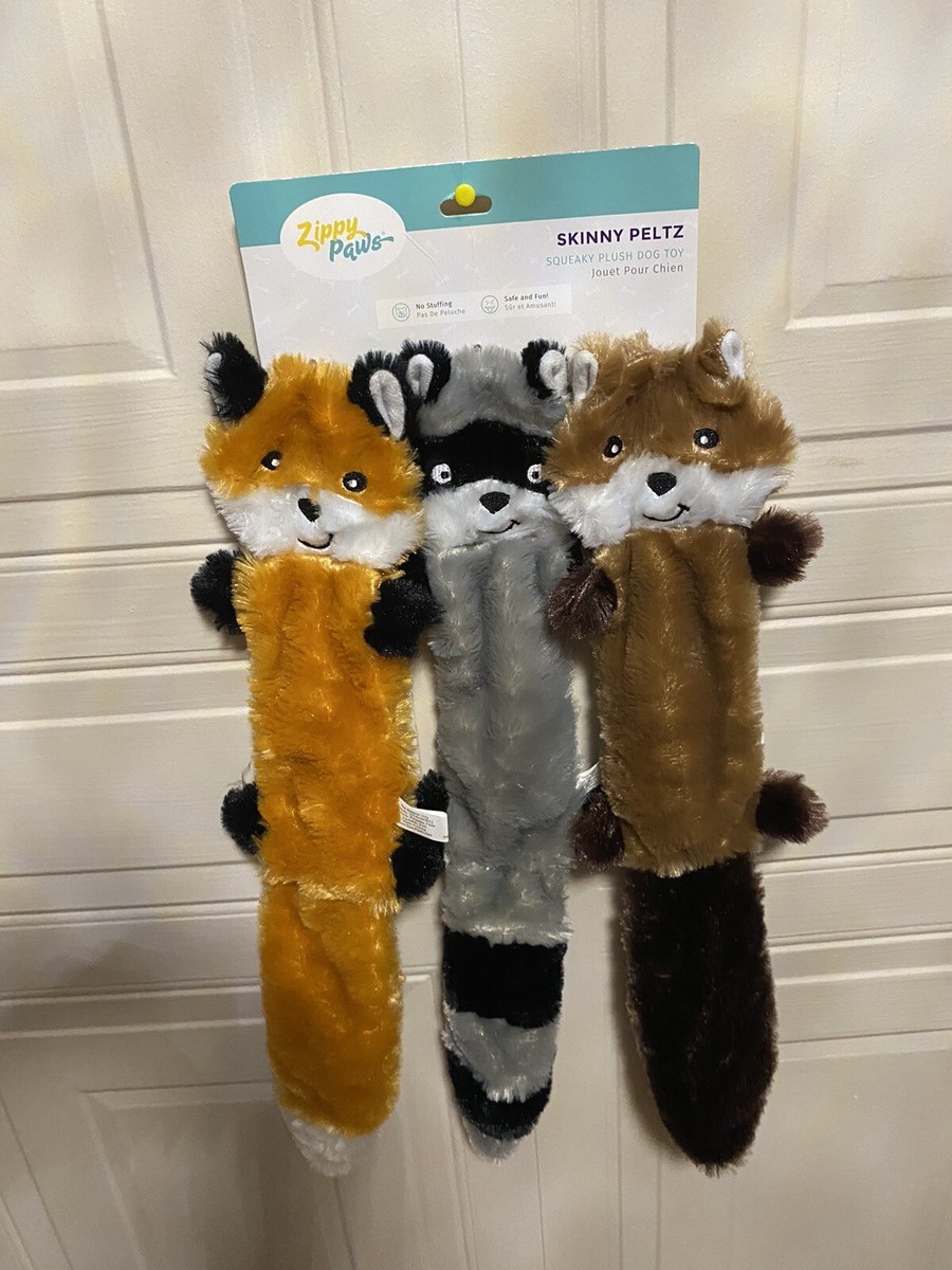 Zippy Paws Skinny Peltz Stuffing Free Dog Toys 18” | eBay