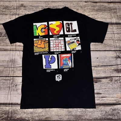 Sold Out Pierre Bourne ''Grails'' Tour T Shirt Black Size Medium NEW