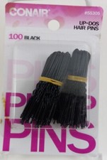 2 Pack Conair Hair Pins Black 100 Count New In Package