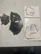 08-10 Zx10r Engine Starter Crank Case Cover With Gaskets