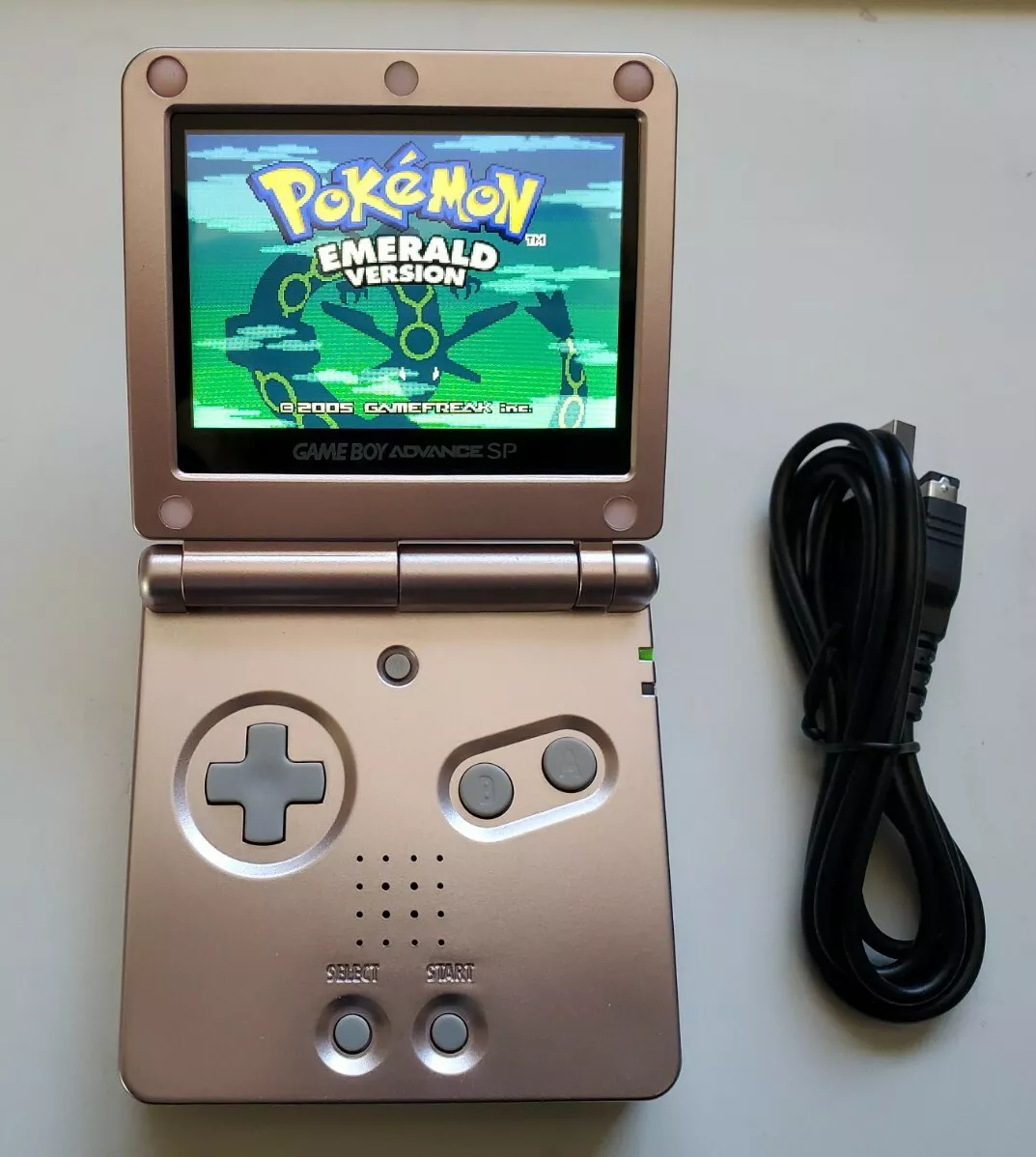 Nintendo Game Boy Advance GBA SP Silver System AGS 101 Brighter Mint New!  (Pick Button Color!)