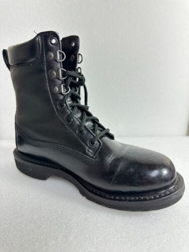 ROCKY 4070 8" Duty Boot Womens 8.5 M Black Leather