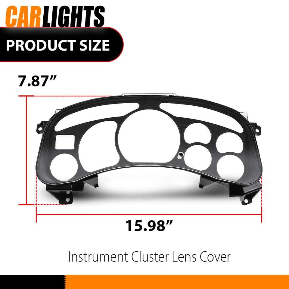 Yukon Sierra Instrument Cluster LENS Fit For 99-02 Chevy Tahoe Silverado 1500 - Image 3 of 4