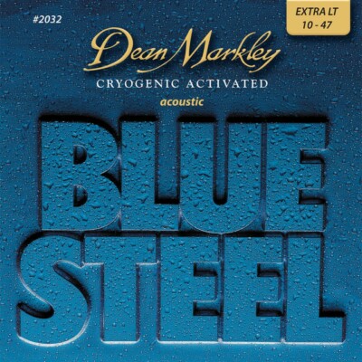Dean Markley Blue Steel Cryogenic XL extra leichte 10-47 Akustikgitarrensaiten