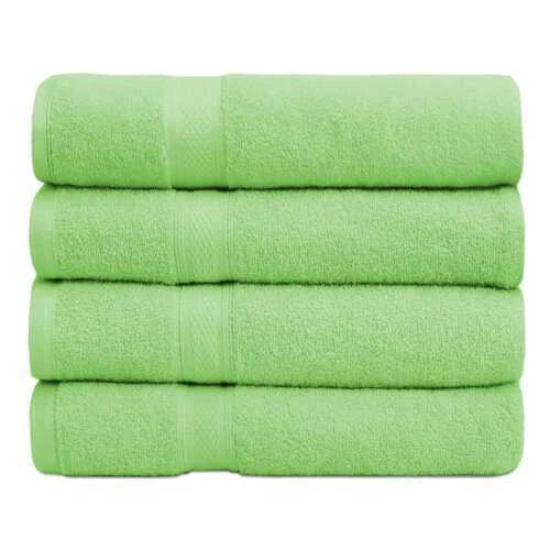 Bath Towels Luxury Combed Cotton Set 27x54 Inch Super Absorbent 500 GSM - Image 3 of 4