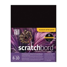 Scratch Art Panel Museum Series Scratchbord 1/8 Inch Flat Profile 8" x 10"