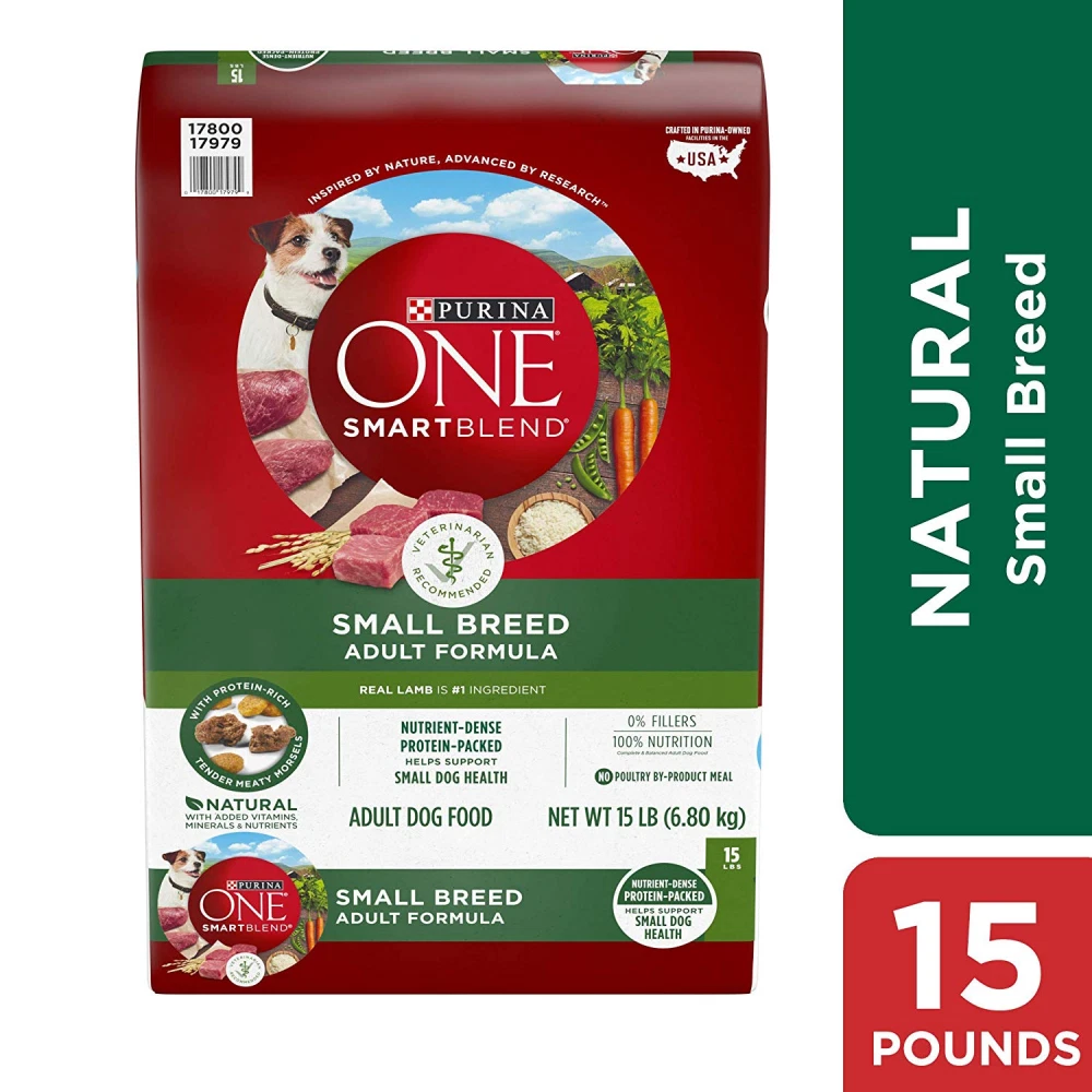 Purina one smartblend small breed cheap lamb & rice formula dog food
