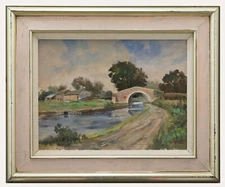 Arvind Limaye - Contemporary Oil, Leeds Liverpool Canal