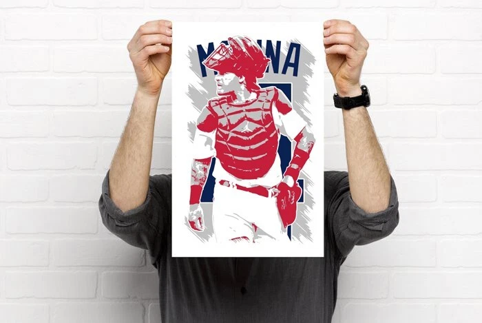 YADIER MOLINA arte impressão/pôster ST. LOUIS CARDINALS GRÁTIS S&H! Camisa B2G2 - Imagem 3 de 4